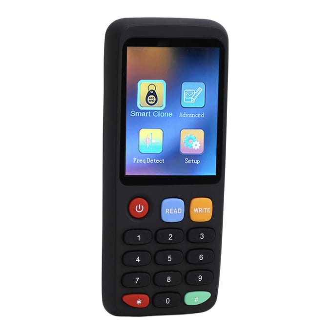 IC ID-kopiëren met 5 stuks IC NFC-kaarten 5 stuks ID-sleutelhangers Type C-interface 400 mAh-batterij Chinees en blue