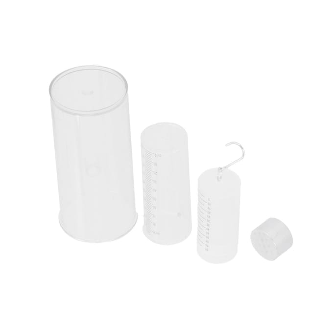 Drijfvermogen Experiment Apparatuur Archimedes Principe Demonstrator Natuurkunde Educatief Apparaat white