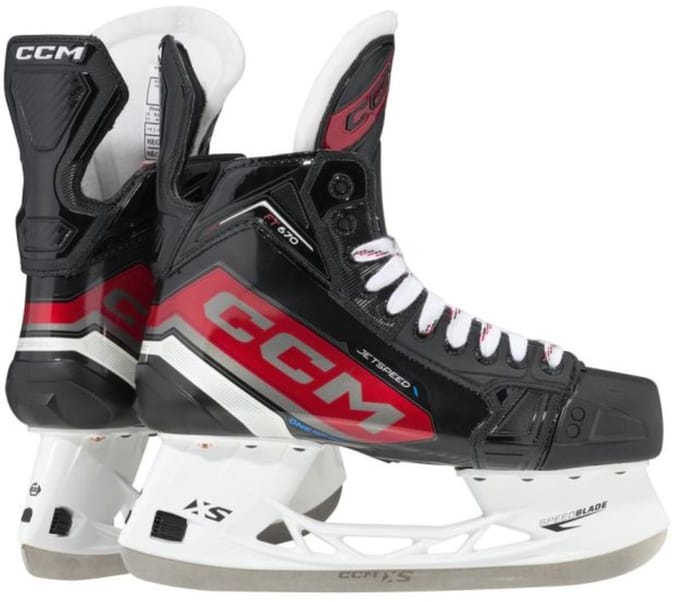 CCM - Jetspeed FT670 IJshockeyschaatsen - Kinderen - Zwart - Jr 2.5 (35.5 EU)
