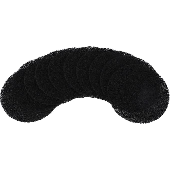 10 stuks Mini Bureau Afzuigkap Filter Spons Keuken Afzuigkap Actieve Koolfilter Spons Pad black