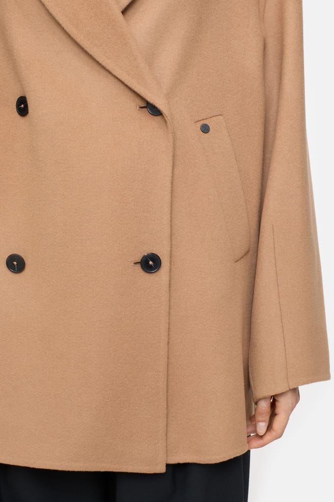 Closed Double Breasted Coat Jacket Biscotti Brown Taglia: S | Giacche corte Outlet | Donna | Marrone