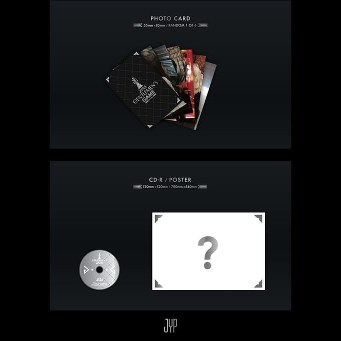 2PM [GENTLEMEN'S GAME] 6ème Album 1EA white