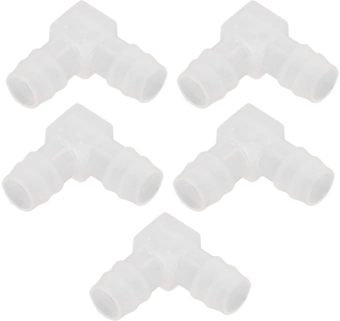 Allecto - Plastic Slangkoppeling - 10x 90° verstelbare hose joint