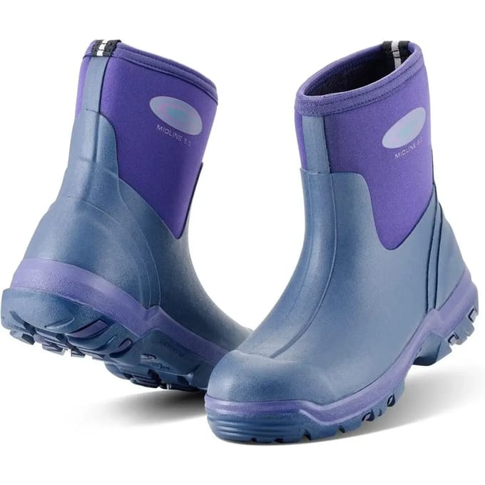 Rubberen dameslaarzen Grubs Boots Midline Mid Height