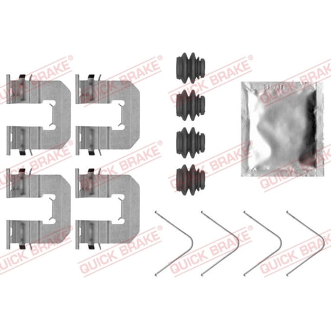 Toebehorenset, schijfremblok QUICK BRAKE 109-0068