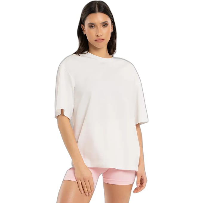 Dames-T-shirt oversized Gym Glamour No Skip Days