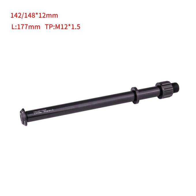12mm MTB Steekas Achternaaf Spiesjes Fietswiel As Naafas 12x171mm gray