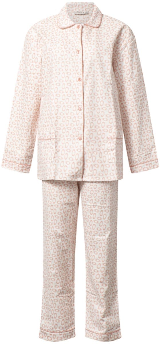 Cocodream - klassieke dames pyjama 641977 - flanel - pink egg - maat L