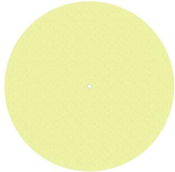 Pro-Ject Vilt mat 300mm geel Platenspeleraccessoire