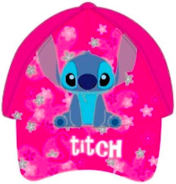 Lilo en Stitch pet - cap - fuchsia - roos - Maat 53 cm