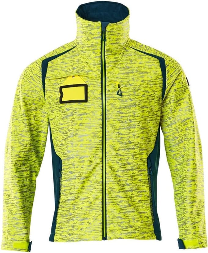 Mascot Accelerate Safe Softshell jas 19202-291 - hi-vis geel/donkerpetrol - L