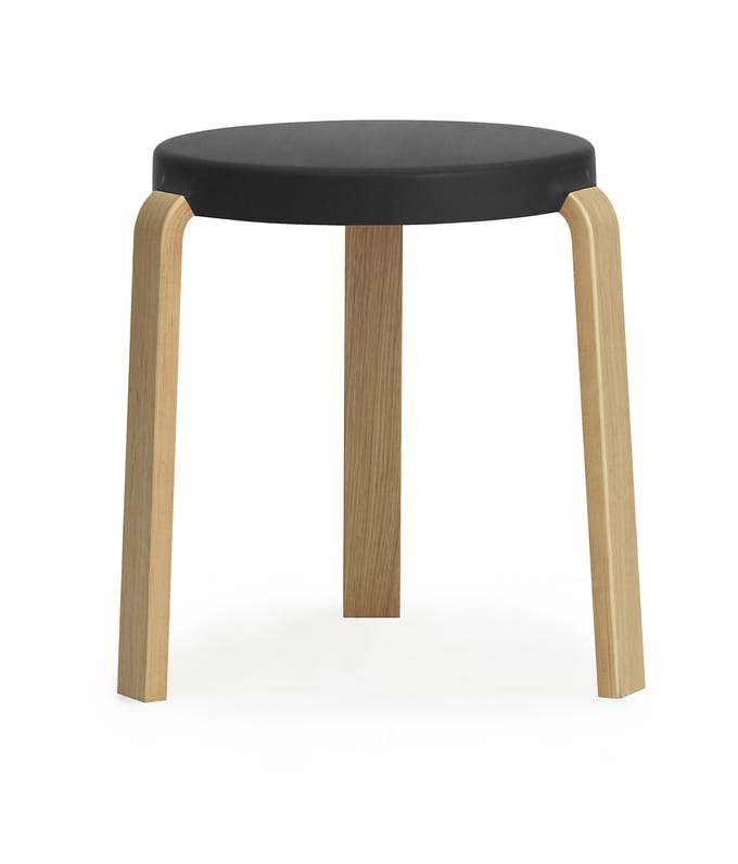 Normann Copenhagen - Tap kruk - zwart - eiken