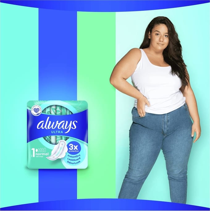Always - Maandverband Ultra Normal - Met Vleugels - Maat 1 - 28 Pads