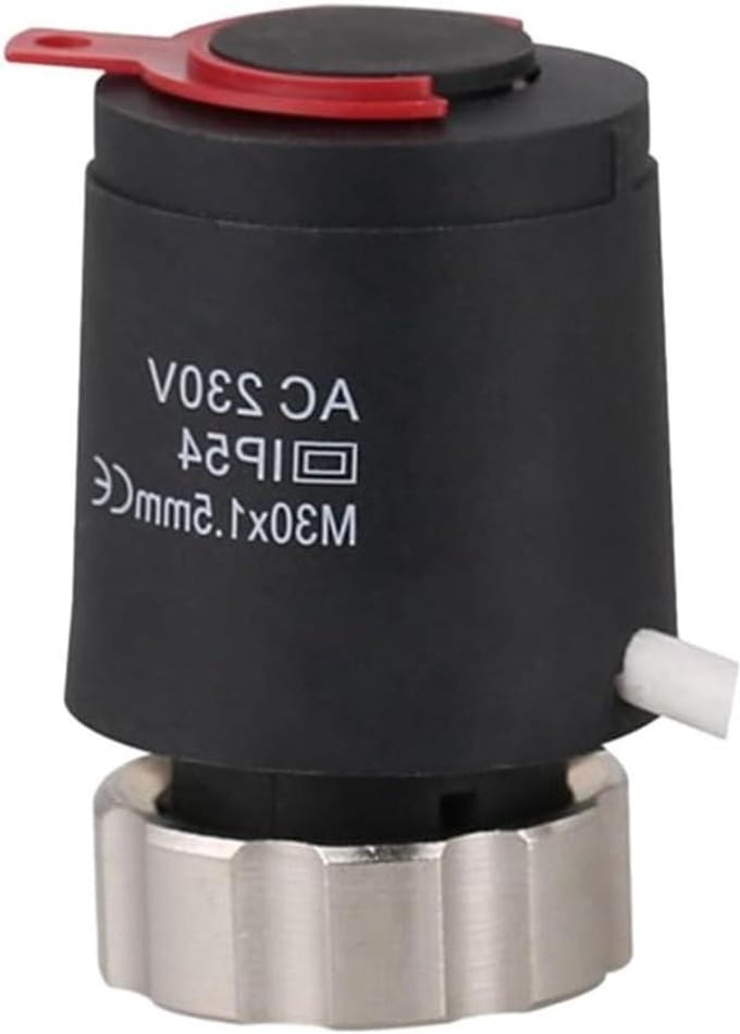 Verwarming Actuator - Thermostaat Klep - Vloerverwarming Regelen - Compact Slim Ontwerp - M30x1.5mm - Wit