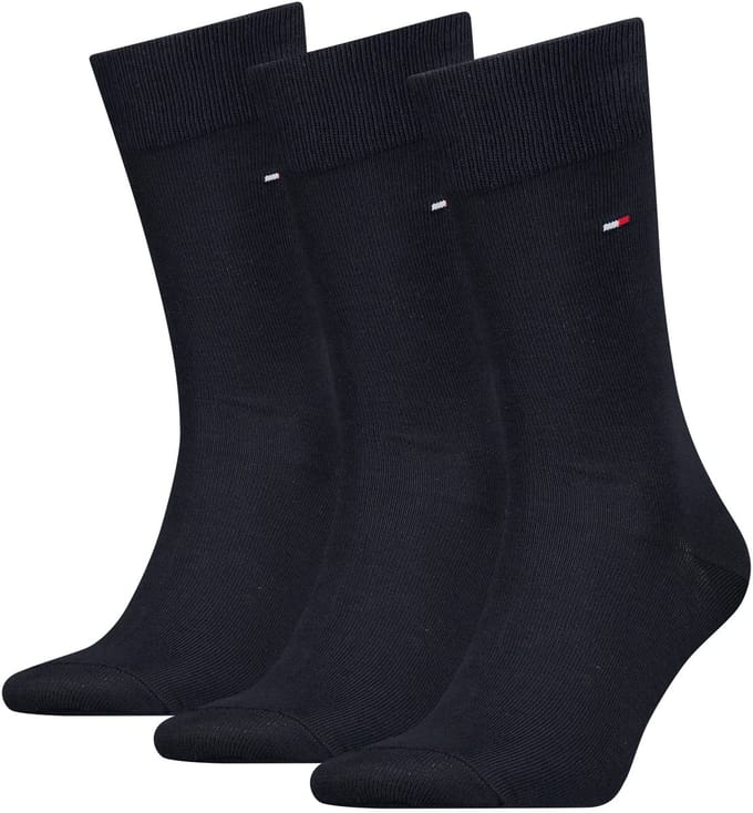 Tommy Hilfiger Herensokken Classic 3-Pack Dark Navy