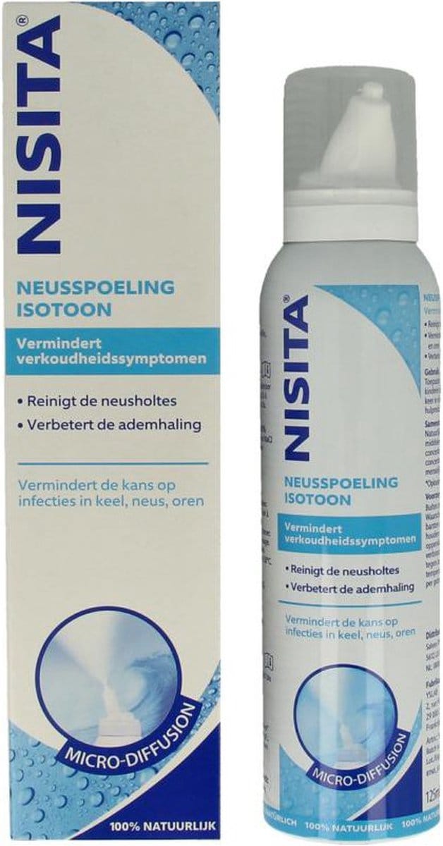 Nisita Neusspoeling isotoon micro diffusion 125 Milliliter