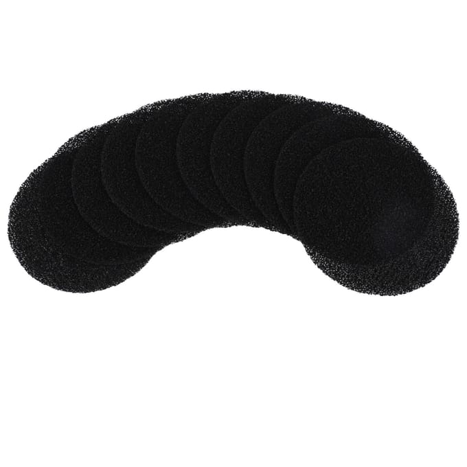 10 stuks Mini Bureau Afzuigkap Filter Spons Keuken Afzuigkap Actieve Koolfilter Spons Pad black