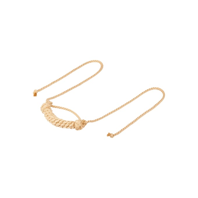 EIS, knevel, 'knevel in trens design', incl. riem, verstelbaar, beige