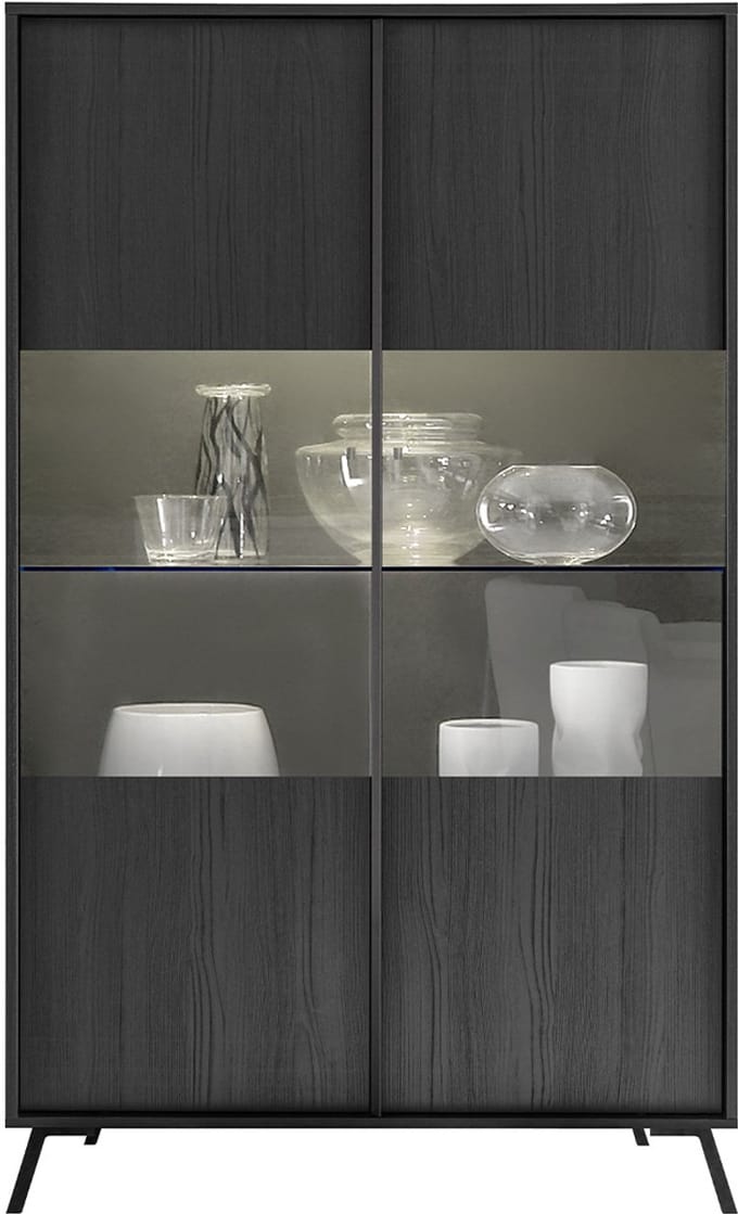 CALICOSY - Vitrine 2 Deuren H174 cm - City