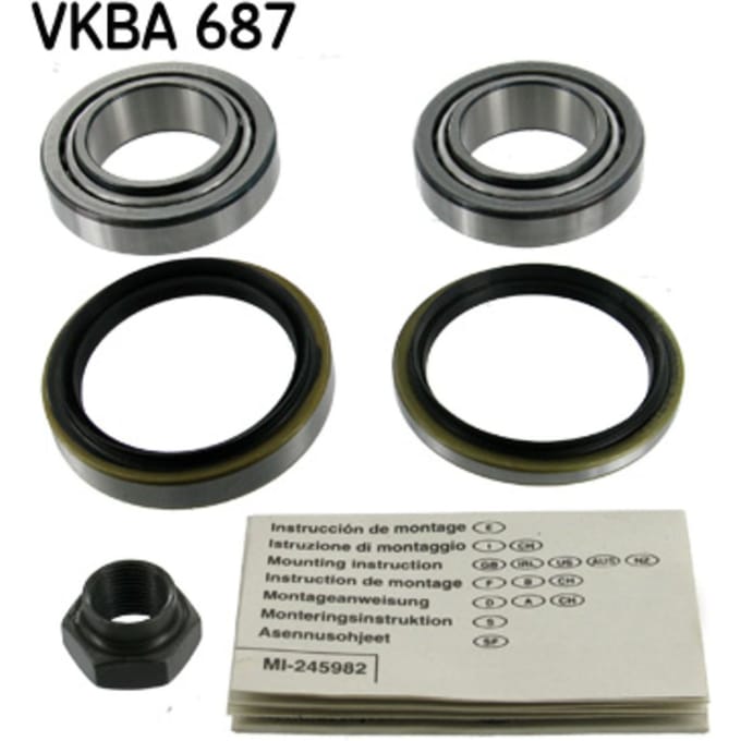 Wiellagerset SKF VKBA 687