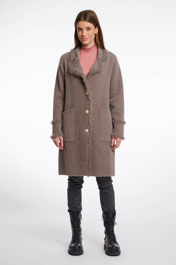 Rino & Pelle Jassen - Catena cardigan - Bruin