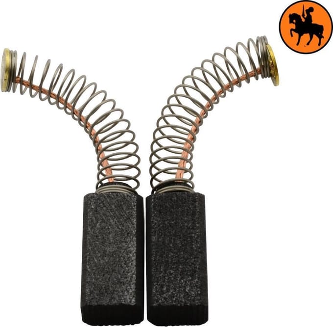 Koolborstelset voor Black & Decker Schuurmachine SR940E - 6,3x8x16mm
