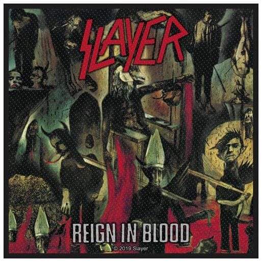 Slayer Reign In Blood Unisex Patch - meerkleurig - Standard