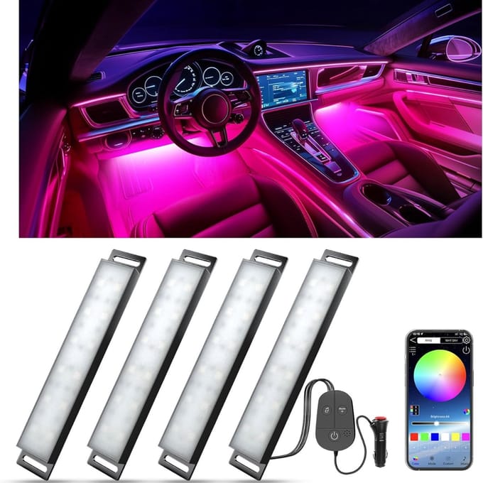 MRKK® Auto Interieur Verlichting - Led Strip Auto – 17x12x5 cm