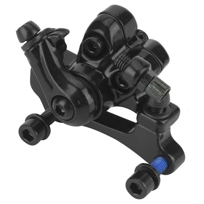 Mechanische Schijfremklauwen Voor en Achter Fiets Fiets (zwart) zwart