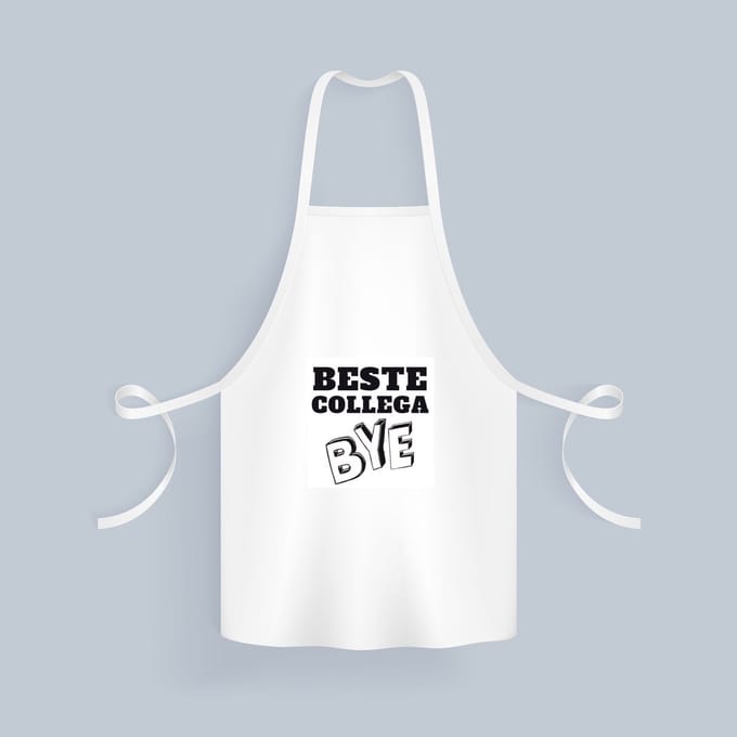 Akyol - beste collega Keukenschort - Beste brandweerman - teamgenoot - afscheid - 82 bij 71 cm