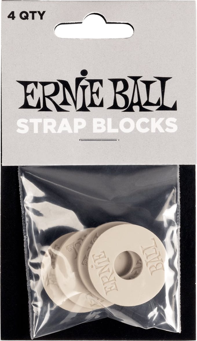 Ernie Ball 5625 Strap Blocks grijs (4 stuks)