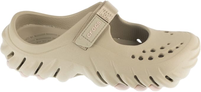 Crocs Echo Mary Jane W Clog, Vrouwen, Beige, Slippers, maat: 38/39