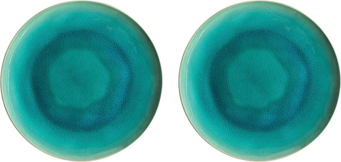 Costa Nova Rivièra dinerbord 27 cm Azur set van 2