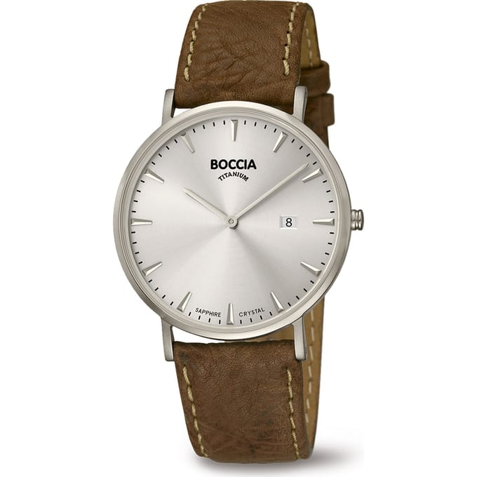 Boccia Titanium 3648.01 Heren Horloge 39 mm