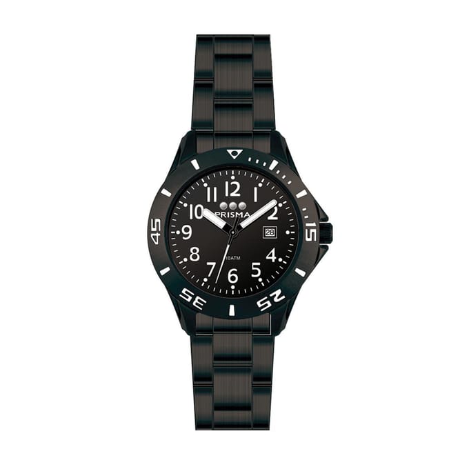 Prisma Horloge CW.390 Kids Black Scuba Diver Black 10 ATM