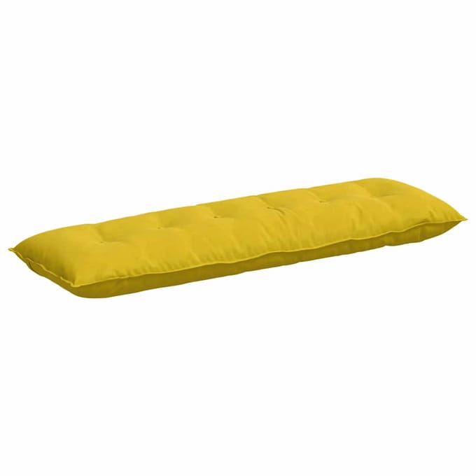 vidaXL - Rugkussen - Geel - 160 - x - 50 - x - 19 - cm - Corduroy - stof