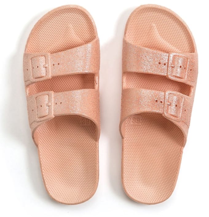 FREEDOM MOSES SLIPPERS APRICOT GLITTER-42/43