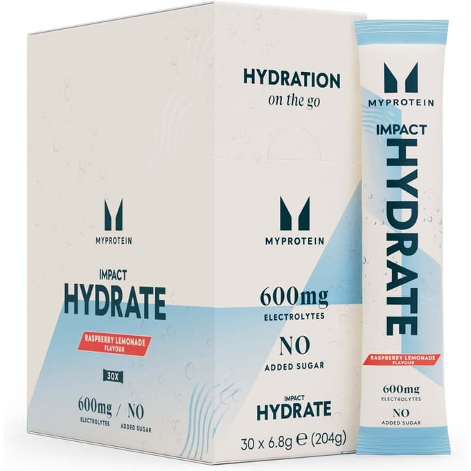 Impact Hydrate | Stickverpakkingen - 4.6g x 30servings - Nieuw-Framboos Lemonade
