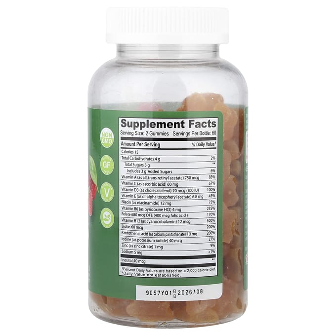 YumVs, Multivitamine Gummy, Bessen, 120 Gummies