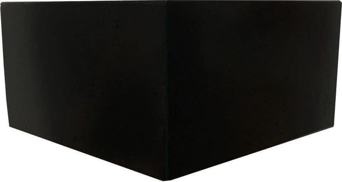 Meubelpoot - Hoekvorm - Zwart -10 cm