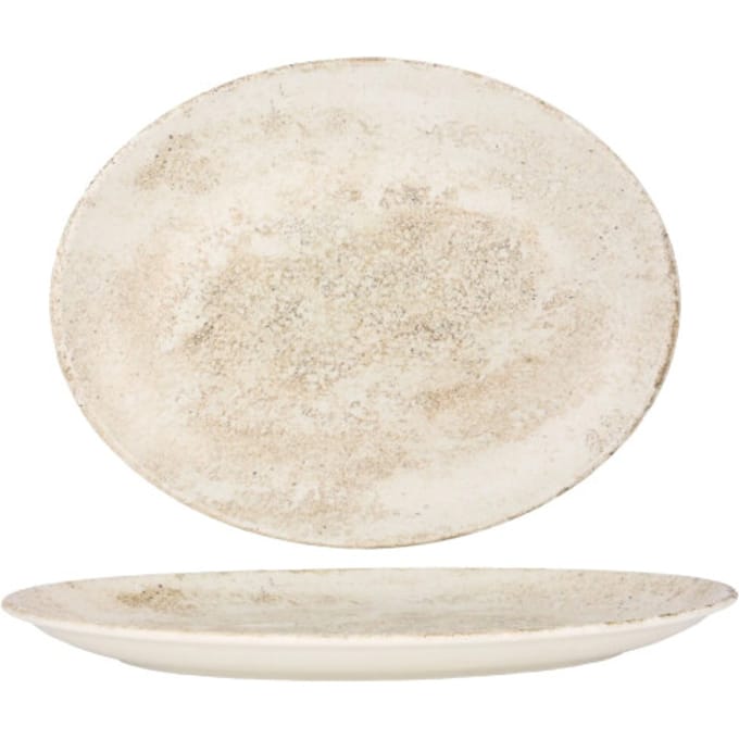 Bonna Serveerschaal - Nacrous - Porselein - 36 cm - set van 2