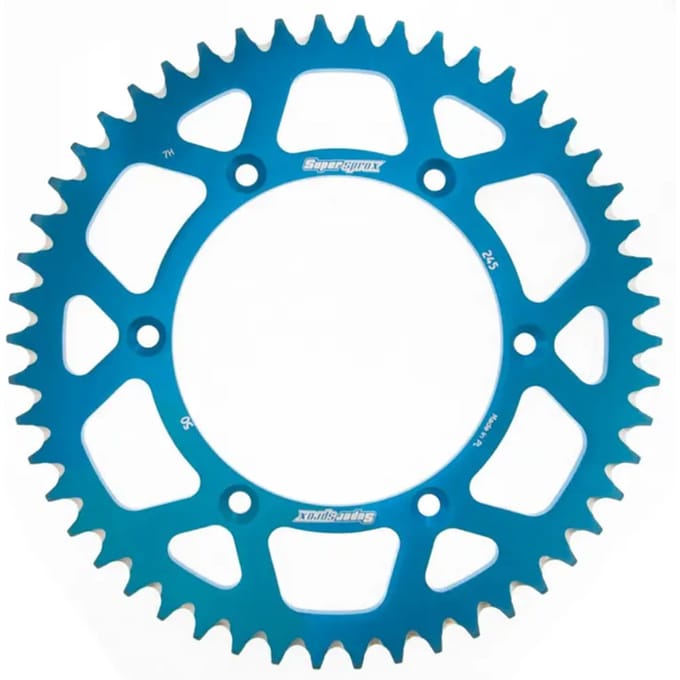 Aluminium motorfiets tandwieltje Supersprox RAL-245:54