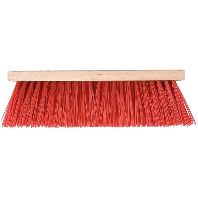 Talen Tools - Bezem - Kunststof - Rood - 41 cm - Zonder steel