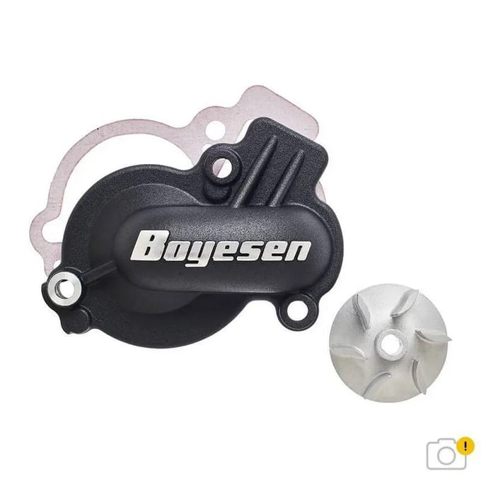 Hogedebiet waterpomp deksel voor motor met turbine Boyesen SuperCooler