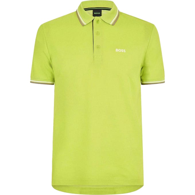 Boss Heren Paddy Korte Mouwen Polo Shirt (Pastelgroen)