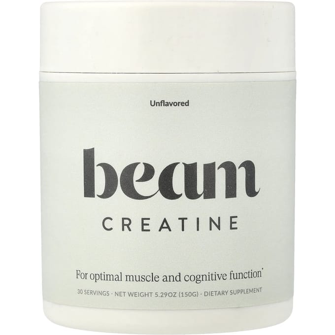 Beam Organics, Creatine, Ongezoet, 150g (5,29 oz)