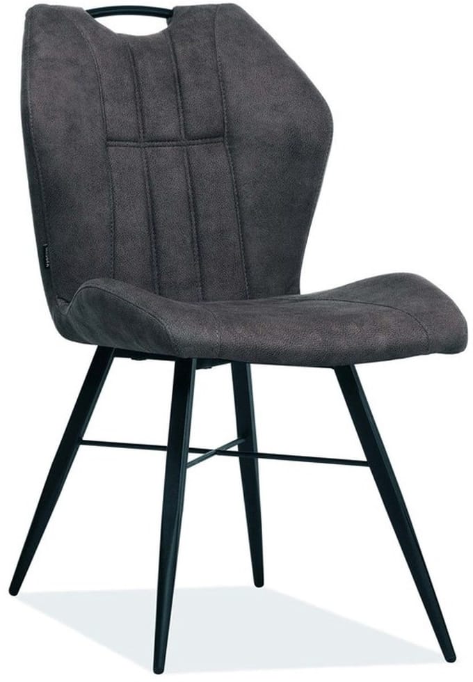 MX Sofa Eetkamerstoel Scala - kleur: Antraciet - set van 2 stoelen