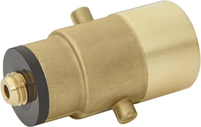 ProPlus Bajonet LPG verloopnippel - 10 mm - messing - goud