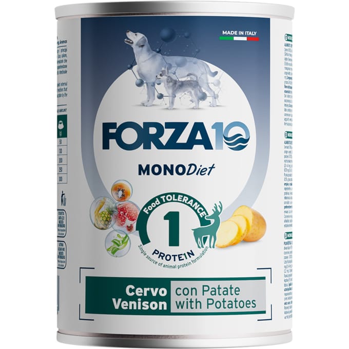 6x 400g Forza 10 Diet Laag Graan Wild & Aardappel Hondenvoer Nat