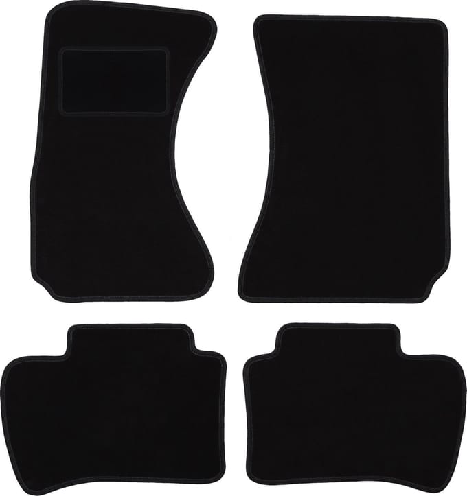 Zwarte veloursmatten voor: Daihatsu Terios I SUV (1997-2005)